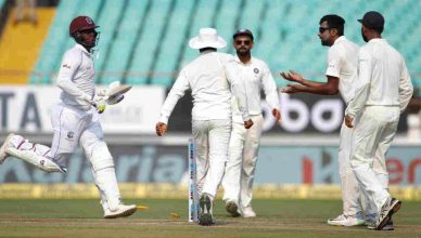 राजकोट टेस्ट : पहली पारी में 181 पर सिमटी विंडीज, भारत ने दिया फॉलोऑन