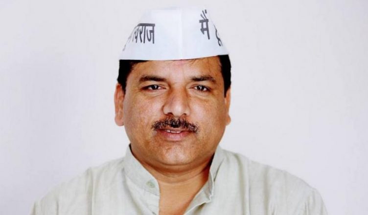 AAP MP Sanjay said that Yogi has no moral right to continue in power