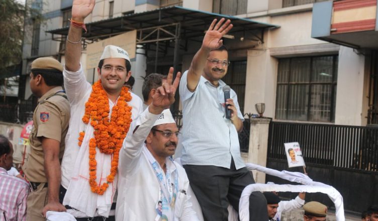 बीजेपी के सांसद से डरते हैं दक्षिणी दिल्ली के लोग, केजरीवाल के काम पर देंगे वोट: राघव चड्ढा