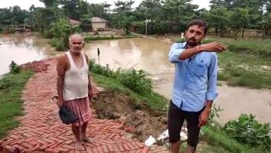 ग्राउंड रिपोर्ट: मुजफ्फरपुर में बागमती नदी पर बने काफर डैम के टूटने से गांव में घुसा पानी, बाढ़ जैसे हालात