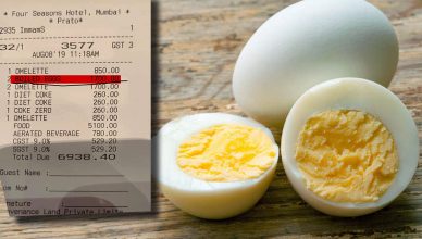 मुंबई के होटल ने 2 उबले अंडों के लिए वसूले 1700 रुपये, ट्विटर पर लोगों ने लिए मजे