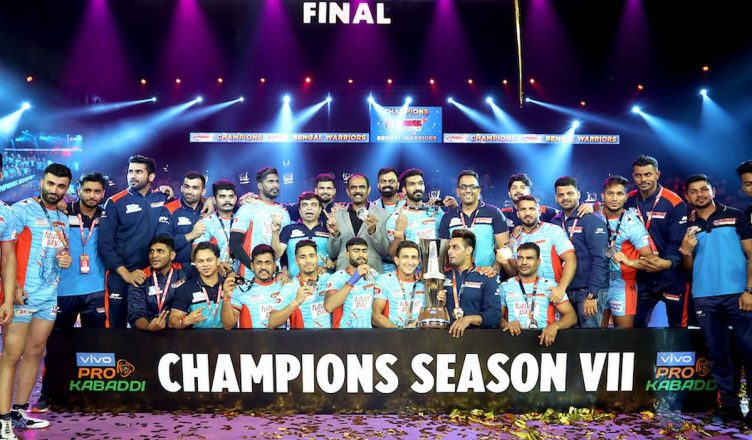 पीकेएल-7: रोमांचक फाइनल में दबंग दिल्ली को हराकर बंगाल वॉरियर्स ने जीता खिताब