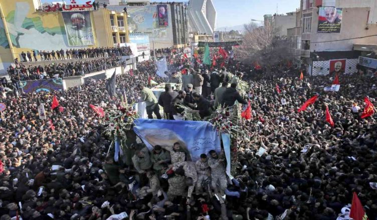 ईरान: जनरल सुलेमानी के जनाजे के दौरान मची भगदड़, 35 की मौत, 48 से ज्यादा घायल