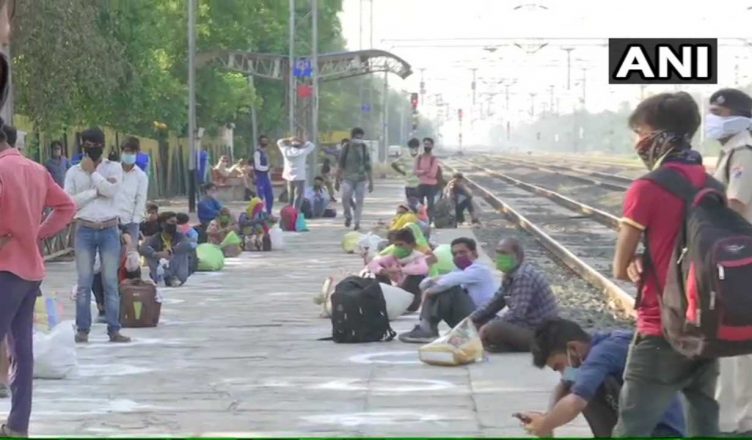 Lockdown-3: नासिक से 347 प्रवासी मजदूर स्पेशल ट्रेन से पहुंचे भोपाल