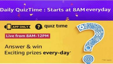 Answer these 5 easy questions in Amazon quiz and win rs 15,000