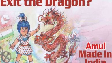 Twitter deactivates Amul's official account over 'Exit the dragon' post