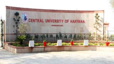 Central University Of Haryana today is last day for online registration