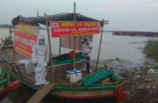Covid boat ambulance made for Corona patients in Bihar